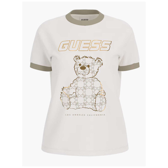 Guess Γυναικεία κοντομάνικη μπλούζα Midge Logo Bear T-Shirt